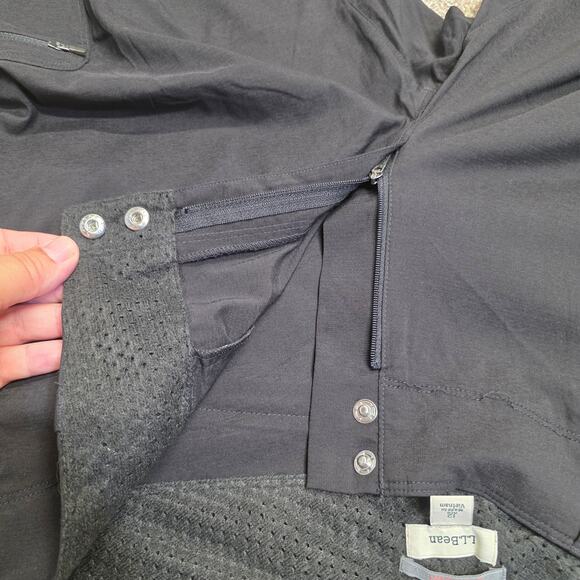gorpcore Outdoor Convertible Zip-off Travel Cargo L.L.Bean Utility Pants sz 12 - Picture 12 of 16